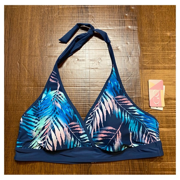 NWT Go by Gossip Breezing XL Halter Bikini Top - Picture 2 of 5